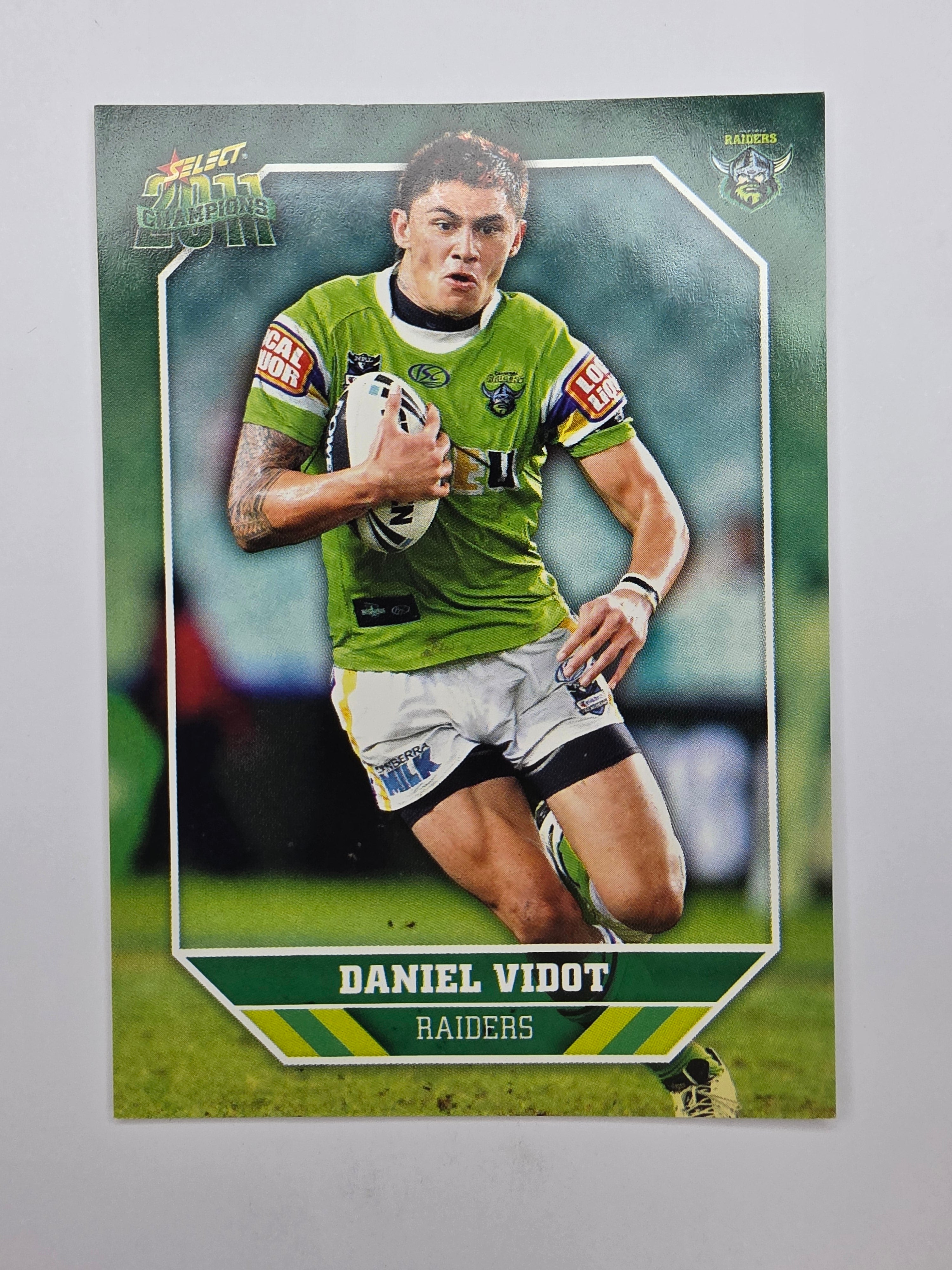 NRL 2011 Champions Base Card #35 Daniel Vidot Canberra Raiders