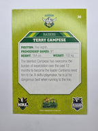 NRL 2011 Champions Base Card #30 Terry Campese Canberra Raiders