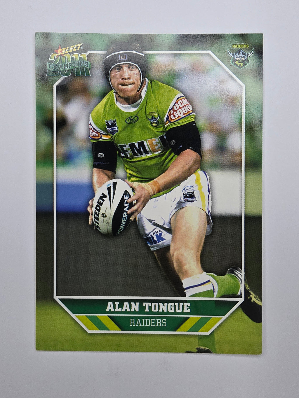NRL 2011 Champions Base Card #29 Alan Tongue Canberra Raiders
