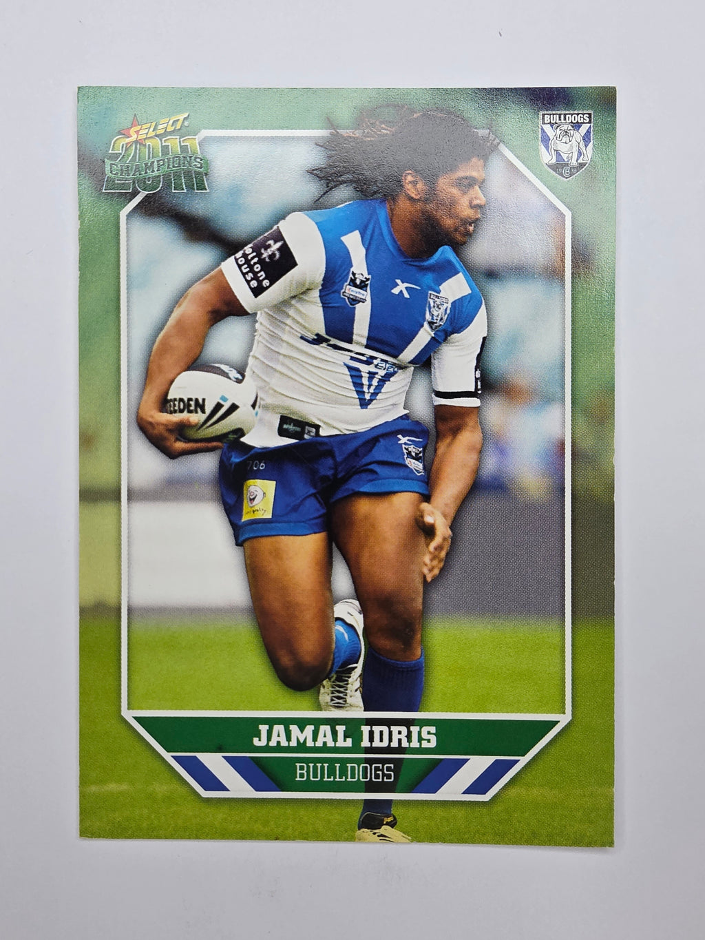 NRL 2011 Champions Base Card #23 Jamal Idris Canterbury Bankstown Bulldogs