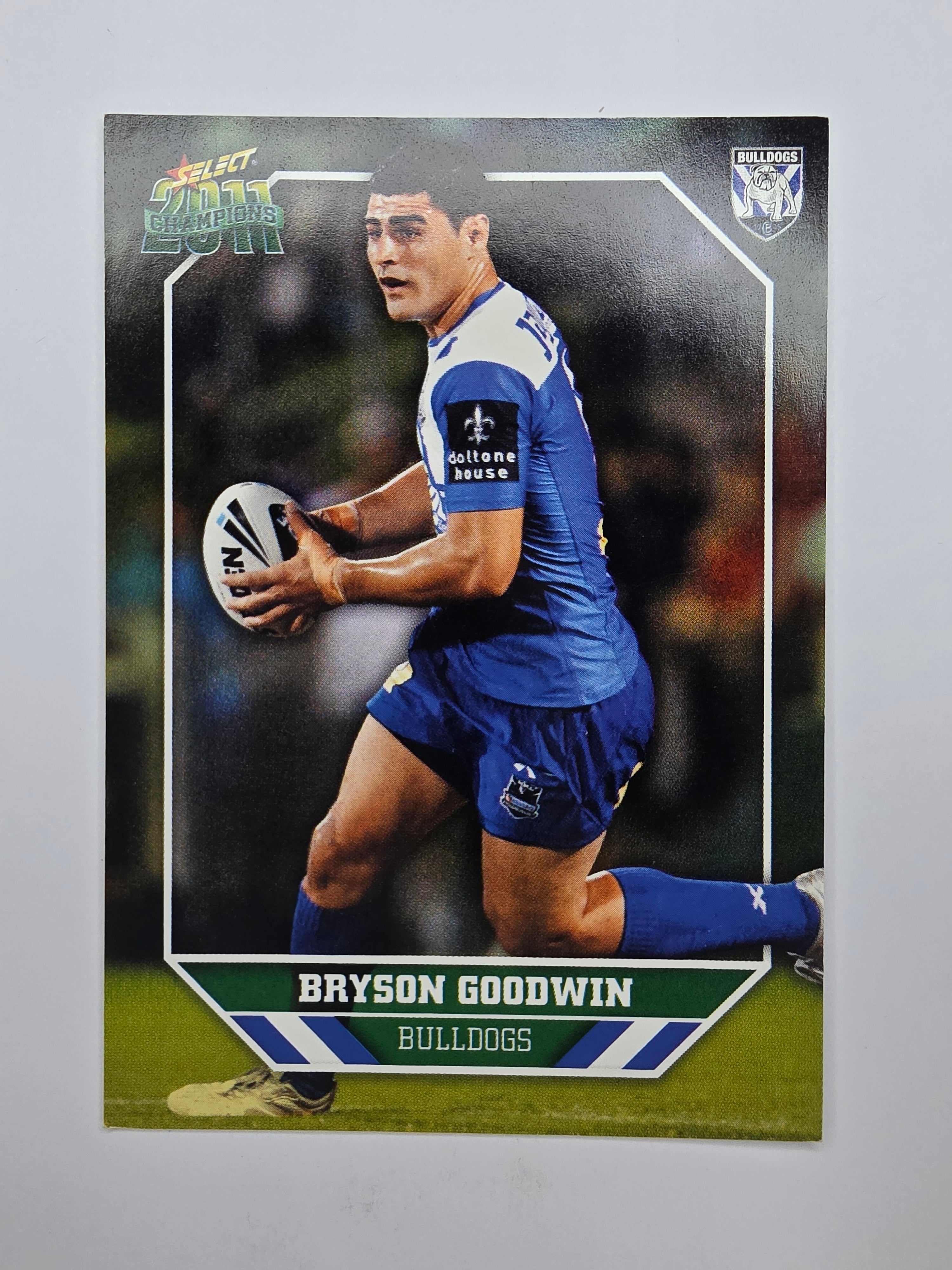 NRL 2011 Champions Base Card #19 Bryson Goodwin Canterbury Bankstown Bulldogs