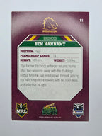 NRL 2011 Champions Base Card #11 Ben Hannant Brisbane Broncos