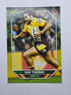 NRL 2011 Champions Base Card #8 Sam Thaiday Brisbane Broncos