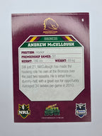 NRL 2011 Champions Base Card #6 Andrew McCullough Brisbane Broncos