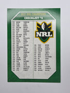 NRL 2011 Champions Base Card #4 Checklist #4