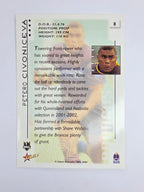 NRL 2003 Select XL Base Card #8 Petero Civoniceva Brisbane Broncos