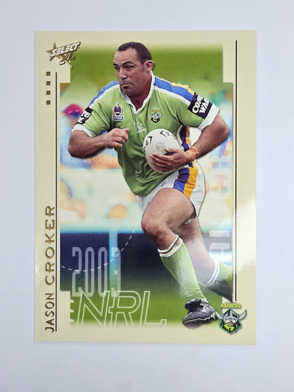 NRL 2003 Select XL Base Card #29 Jason Croker Canberra Raiders