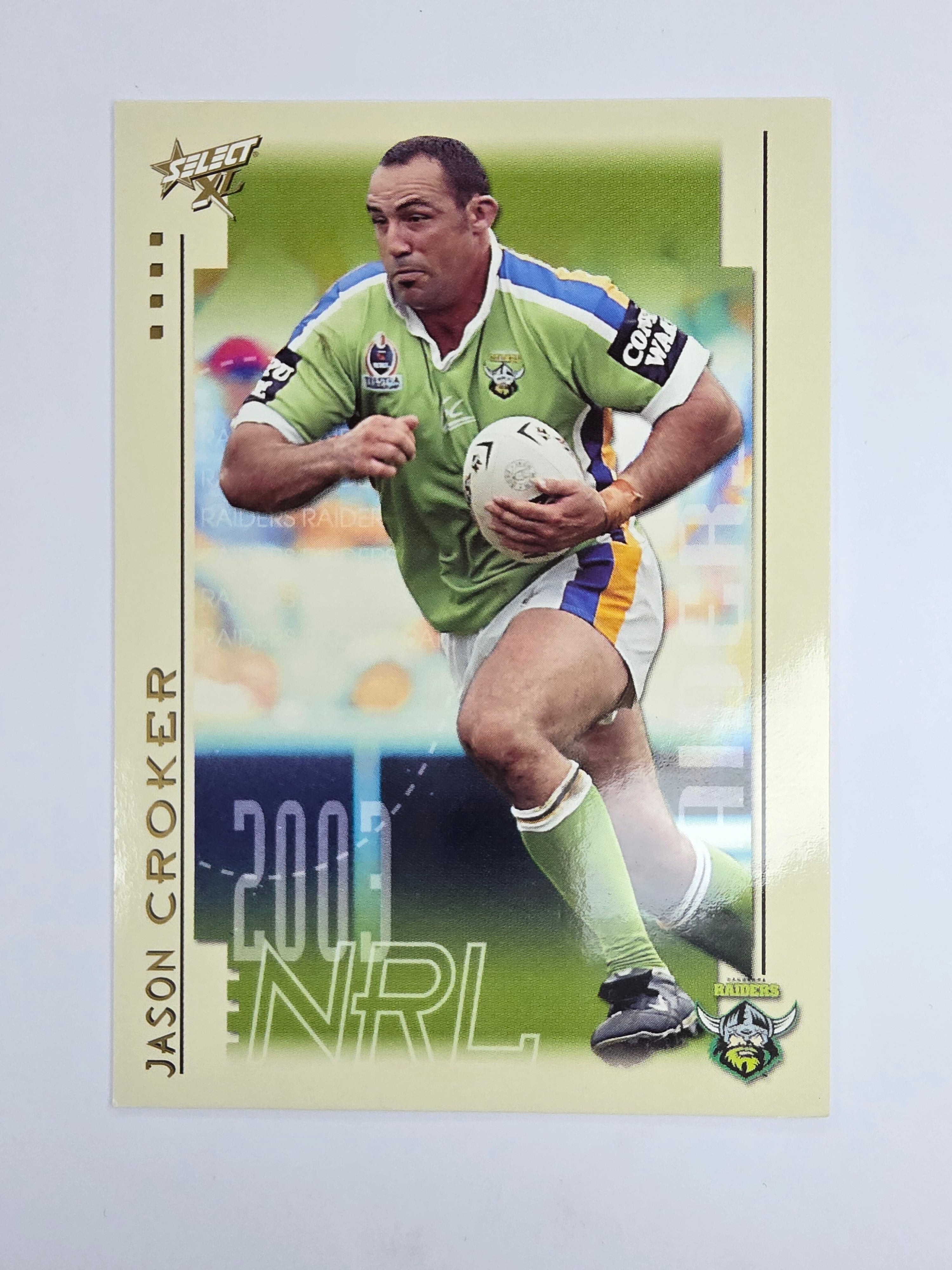 NRL 2003 Select XL Base Card #29 Jason Croker Canberra Raiders