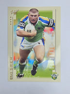 NRL 2003 Select XL Base Card #31 Brad Drew Canberra Raiders