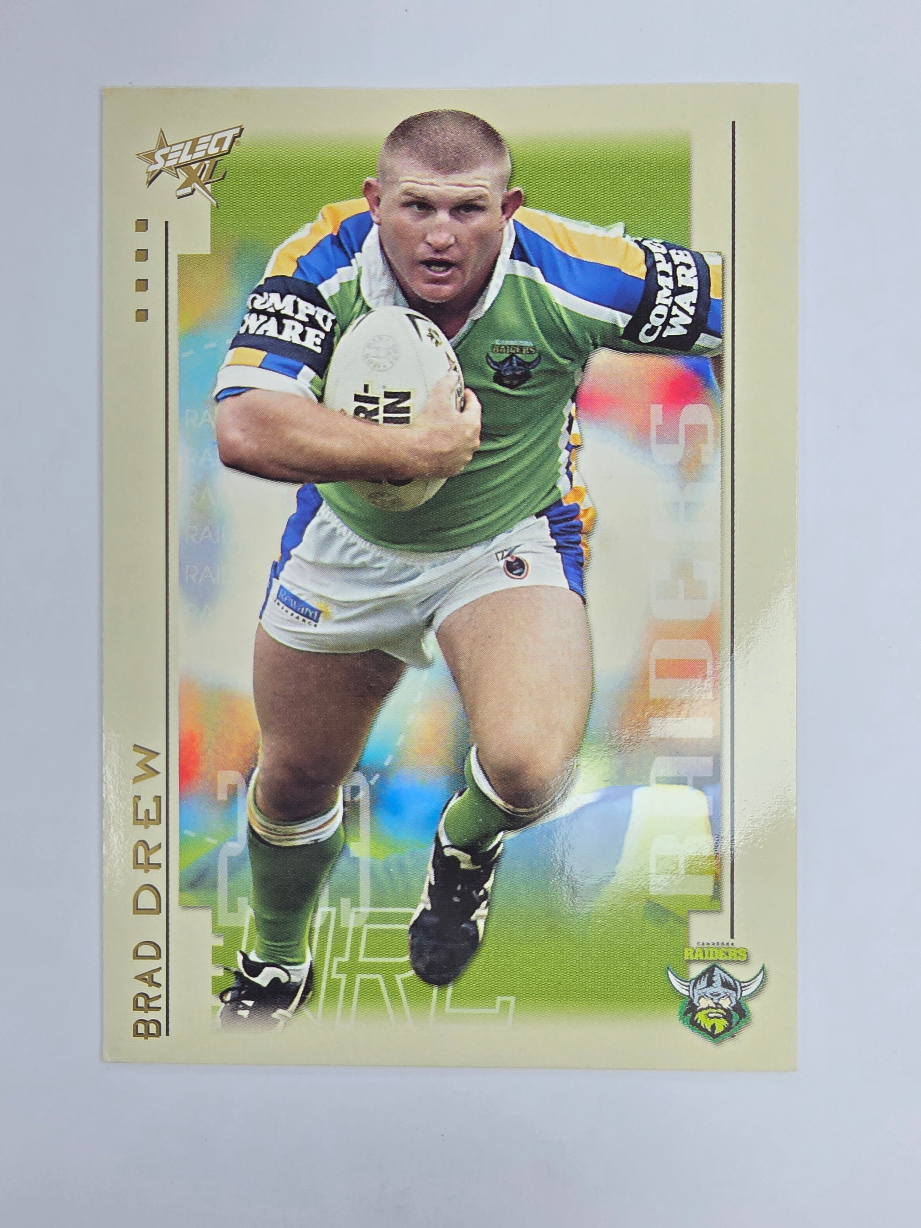 NRL 2003 Select XL Base Card #31 Brad Drew Canberra Raiders