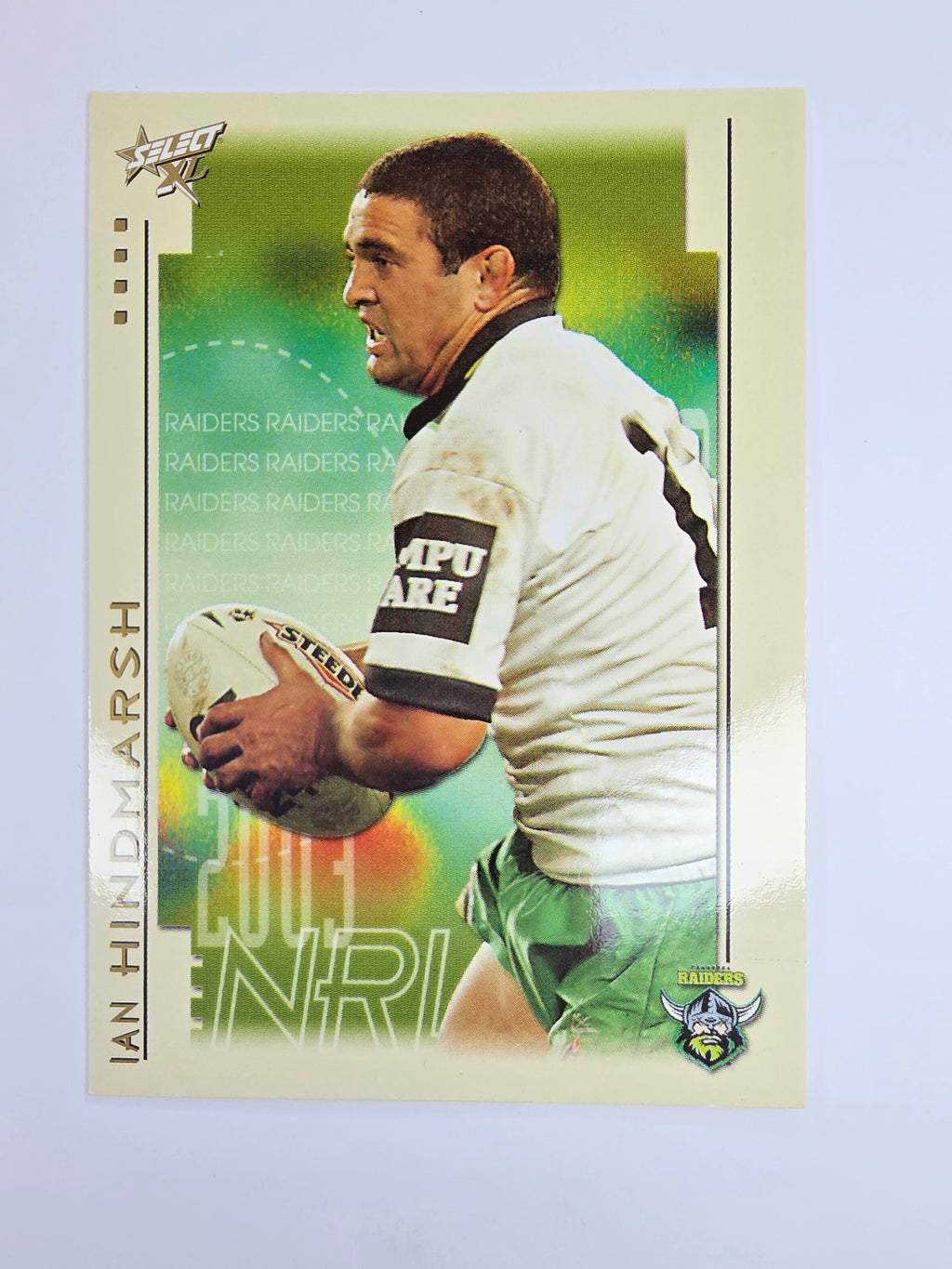 NRL 2003 Select XL Base Card #33 Ian Hindmarsh Canberra Raiders
