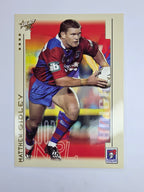 NRL 2003 Select XL Base Card #54 Matthew Gidley Newcastle Knights