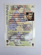 NRL 2003 Select XL Base Card #54 Matthew Gidley Newcastle Knights