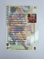 NRL 2003 Select XL Base Card #58 Matt Parsons Newcastle Knights