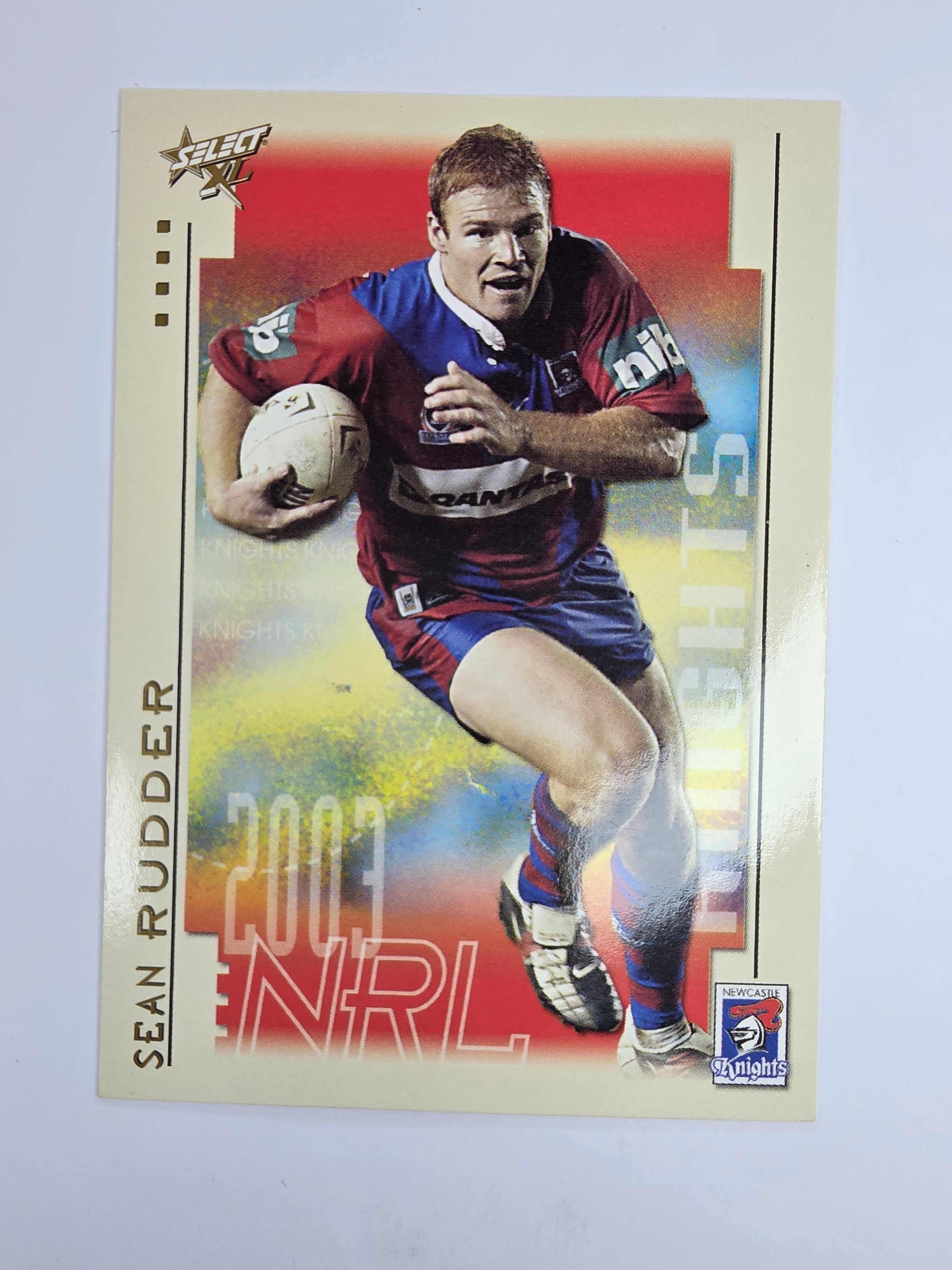 NRL 2003 Select XL Base Card #60 Sean Rudder Newcastle Knights