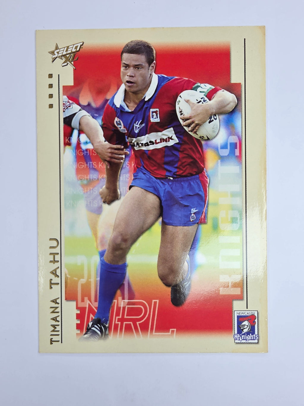 NRL 2003 Select XL Base Card #62 Timana Tahu Newcastle Knights