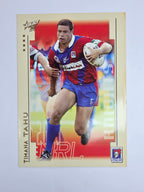 NRL 2003 Select XL Base Card #62 Timana Tahu Newcastle Knights