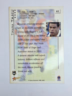 NRL 2003 Select XL Base Card #62 Timana Tahu Newcastle Knights