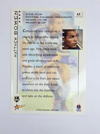 NRL 2003 Select XL Base Card #65 Matthew Bowen North Queensland Cowboys