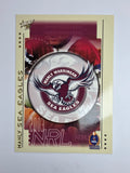 NRL 2003 Select XL Base Card #75 Manly Warringah Sea Eagles Logo
