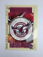 NRL 2003 Select XL Base Card #75 Manly Warringah Sea Eagles Logo