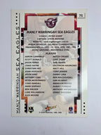 NRL 2003 Select XL Base Card #75 Manly Warringah Sea Eagles Logo