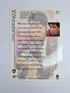 NRL 2003 Select XL Base Card #78 John Hopoate Manly Warringah Sea Eagles