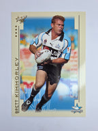 NRL 2003 Select XL Base Card #112 Brett Kimmorley Cronulla Sutherland Sharks