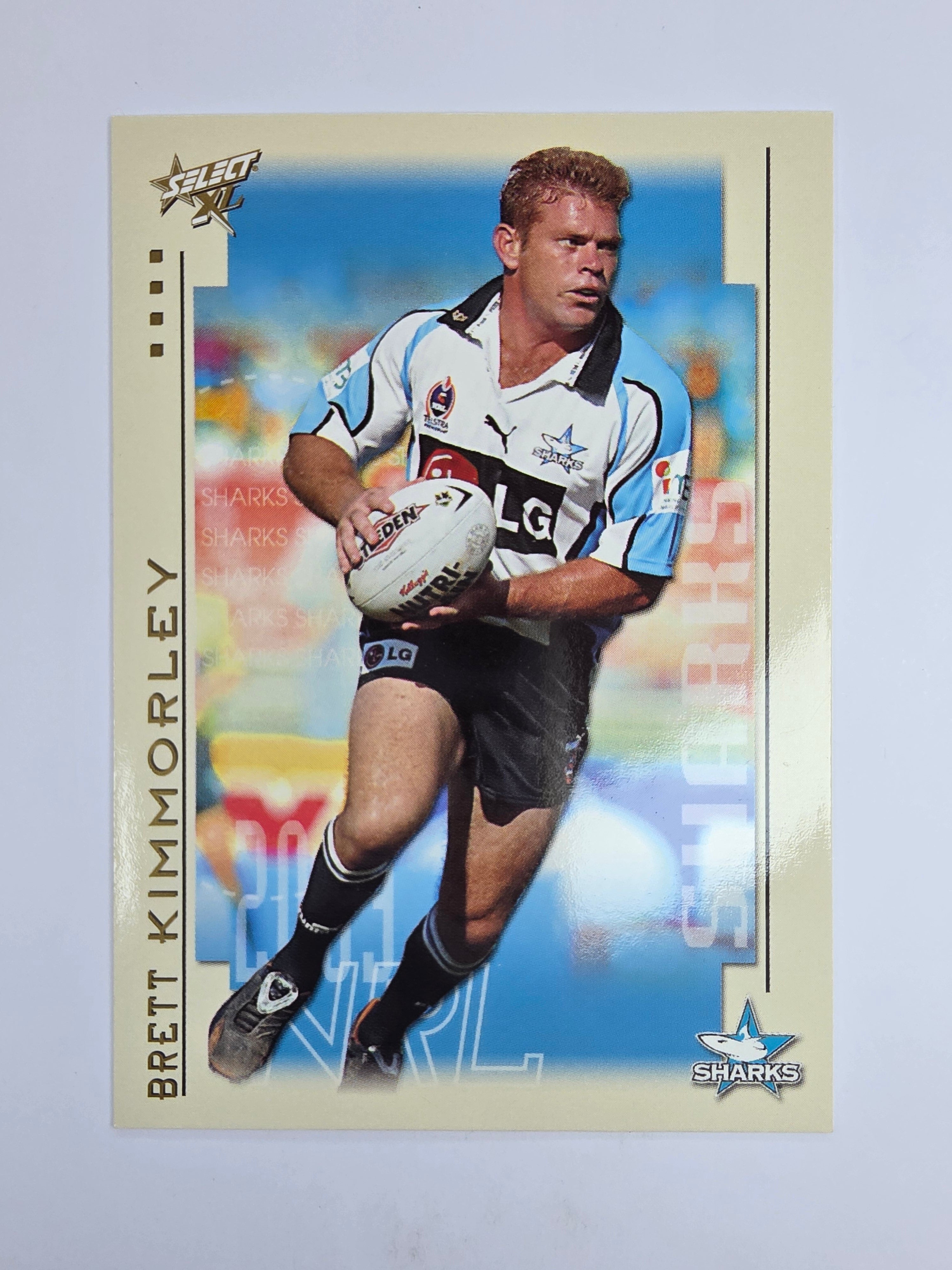 NRL 2003 Select XL Base Card #112 Brett Kimmorley Cronulla Sutherland Sharks