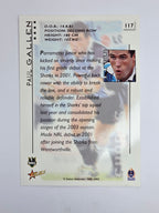 NRL 2003 Select XL Base Card #117 Paul Gallen Cronulla Sutherland Sharks