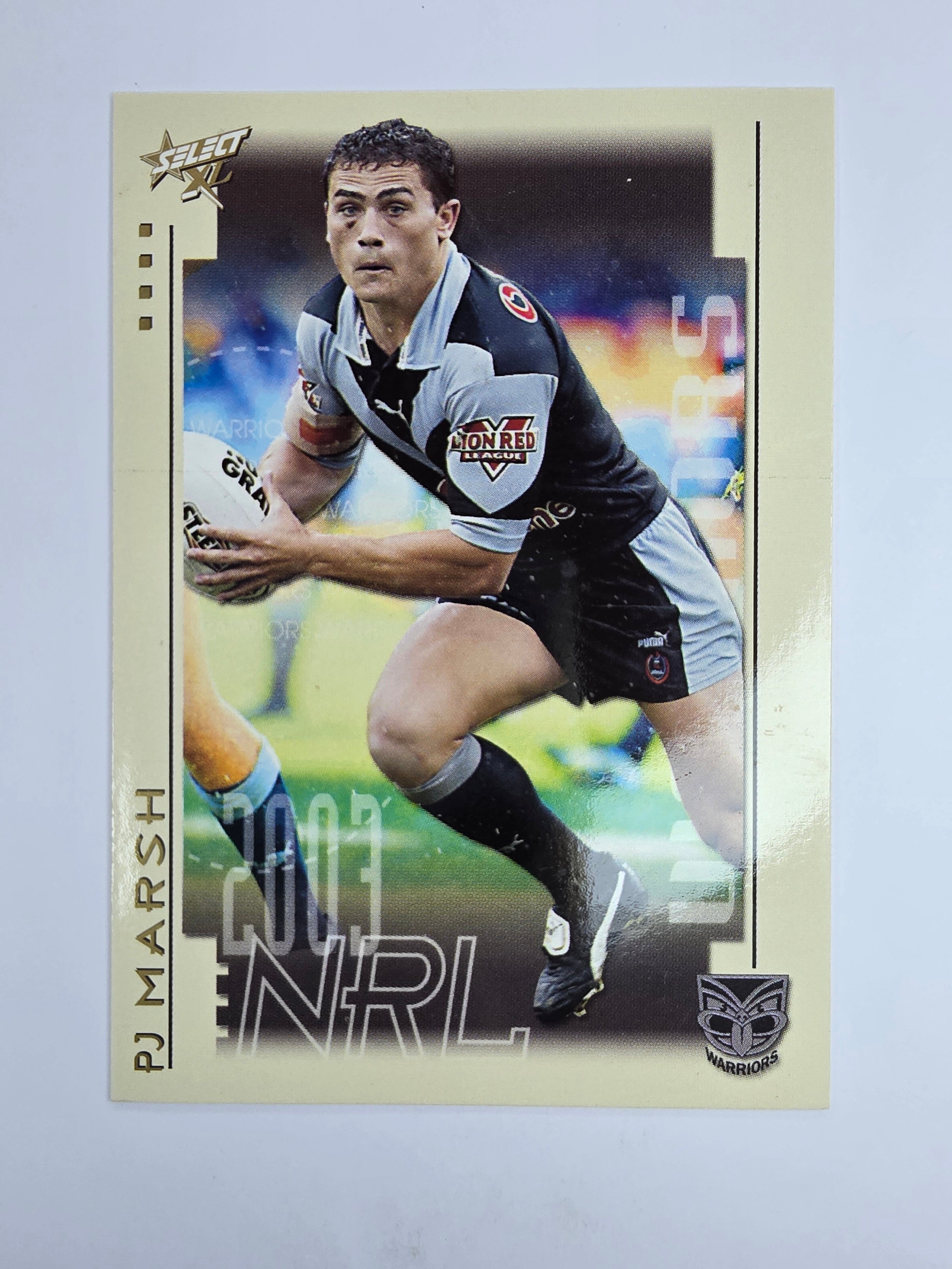 NRL 2003 Select XL Base Card #166 PJ Marsh New Zealand Warriors