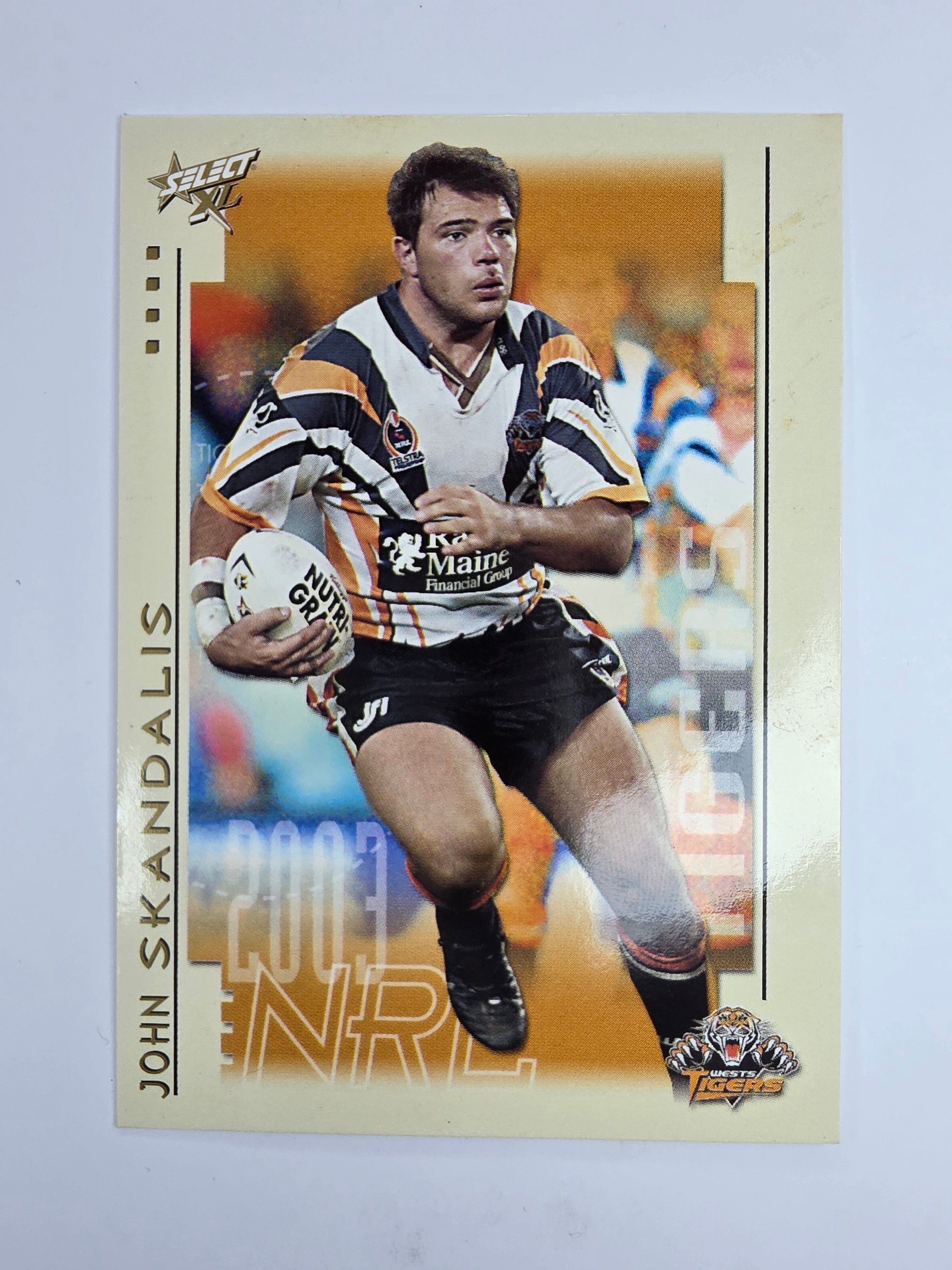 NRL 2003 Select XL Base Card #180 John Skandalis Wests Tigers