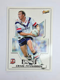 NRL 2001 Impact Base Card #18 Craig Fitzgibbon Sydney Roosters