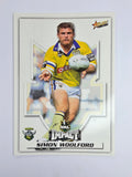 NRL 2001 Impact Base Card #52 Simon Woolford Canberra Raiders