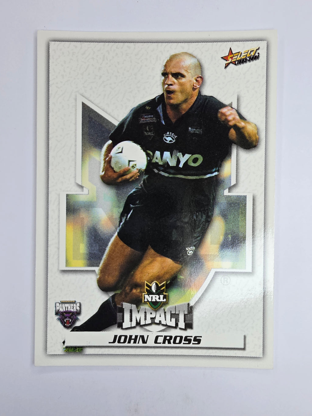 NRL 2001 Impact Base Card #67 John Cross Penrith Panthers
