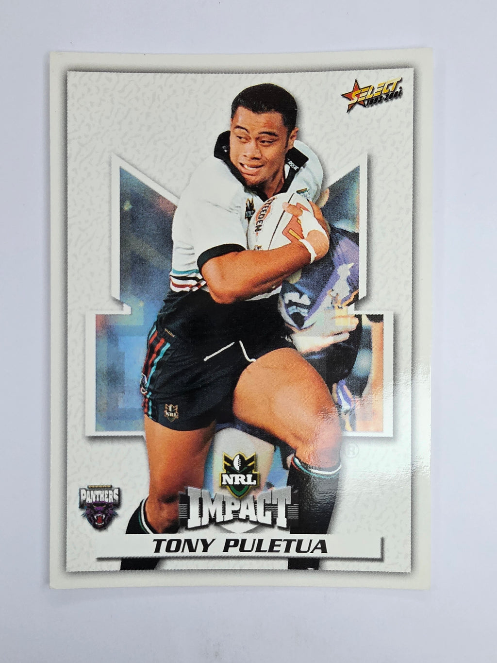 NRL 2001 Impact Base Card #70 Tony Puletua Penrith Panthers