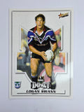 NRL 2001 Impact Base Card #148 Logan Swann New Zealand Warriors