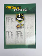 NRL 2009 Champions Base Card #2 Checklist