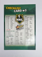 NRL 2009 Champions Base Card #3 Checklist