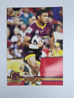 NRL 2009 Champions Base Card #7 Justin Hodges Brisbane Broncos