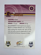 NRL 2009 Champions Base Card #9 PJ Marsh Brisbane Broncos