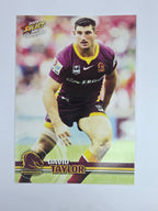 NRL 2009 Champions Base Card #13 David Taylor Brisbane Broncos