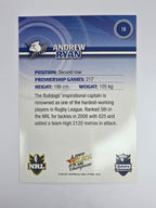 NRL 2009 Champions Base Card #16 Andrew Ryan Canterbury Bankstown Bulldogs