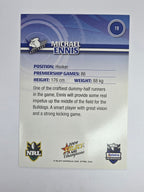 NRL 2009 Champions Base Card #19 Michael Ennis Canterbury Bankstown Bulldogs