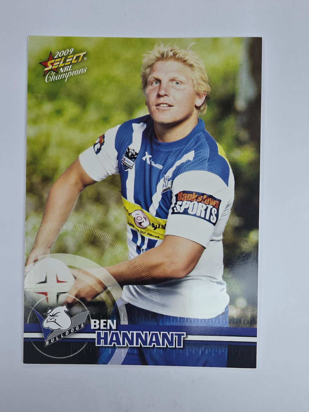 NRL 2009 Champions Base Card #24 Ben Hannant Canterbury Bankstown Bulldogs