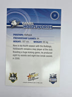 NRL 2009 Champions Base Card #27 Daniel Holdsworth Canterbury Bankstown Bulldogs
