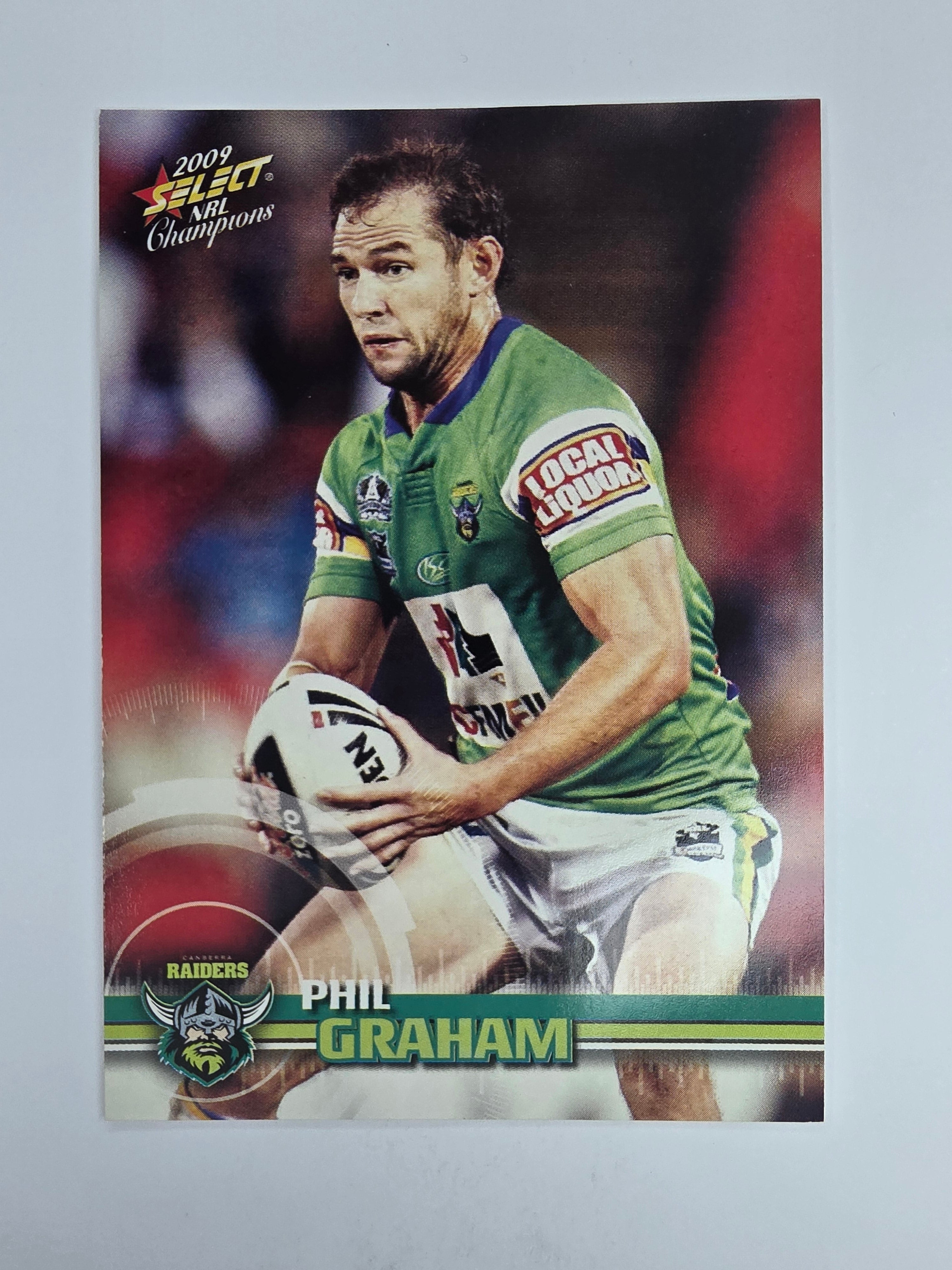 NRL 2009 Champions Base Card #30 Phil Graham Canberra Raiders