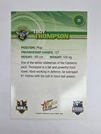 NRL 2009 Champions Base Card #35 Troy Thompson Canberra Raiders