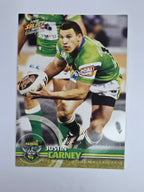 NRL 2009 Champions Base Card #38 Justin Carney Canberra Raiders