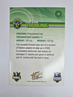 NRL 2009 Champions Base Card #39 Trevor Thurling Canberra Raiders